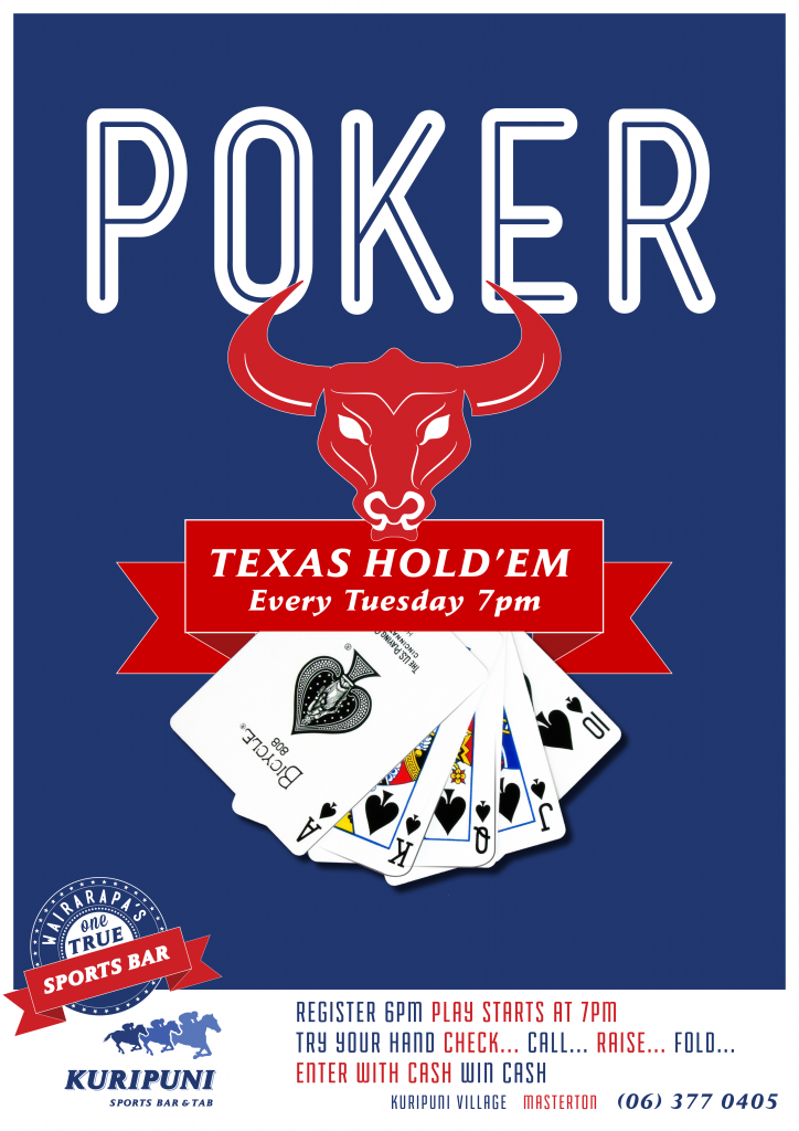 Texas Holdem Poker at the Kuripuni